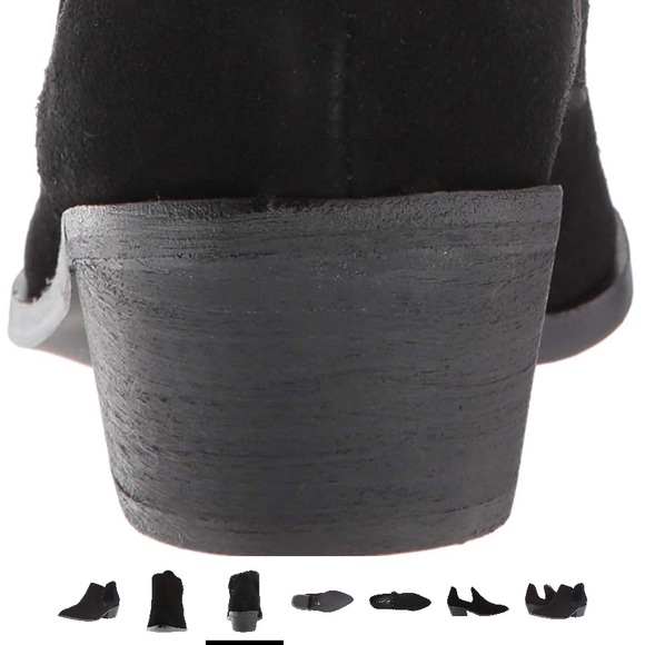 Black cutout Chinese laundry Focus ankle booties 9 - Picture 8 of 8